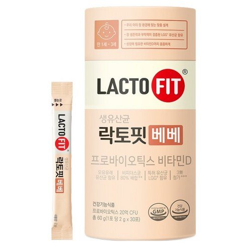 [Korea Direct] Lactofit Bebe Live Lactobacillus 30p, 60g