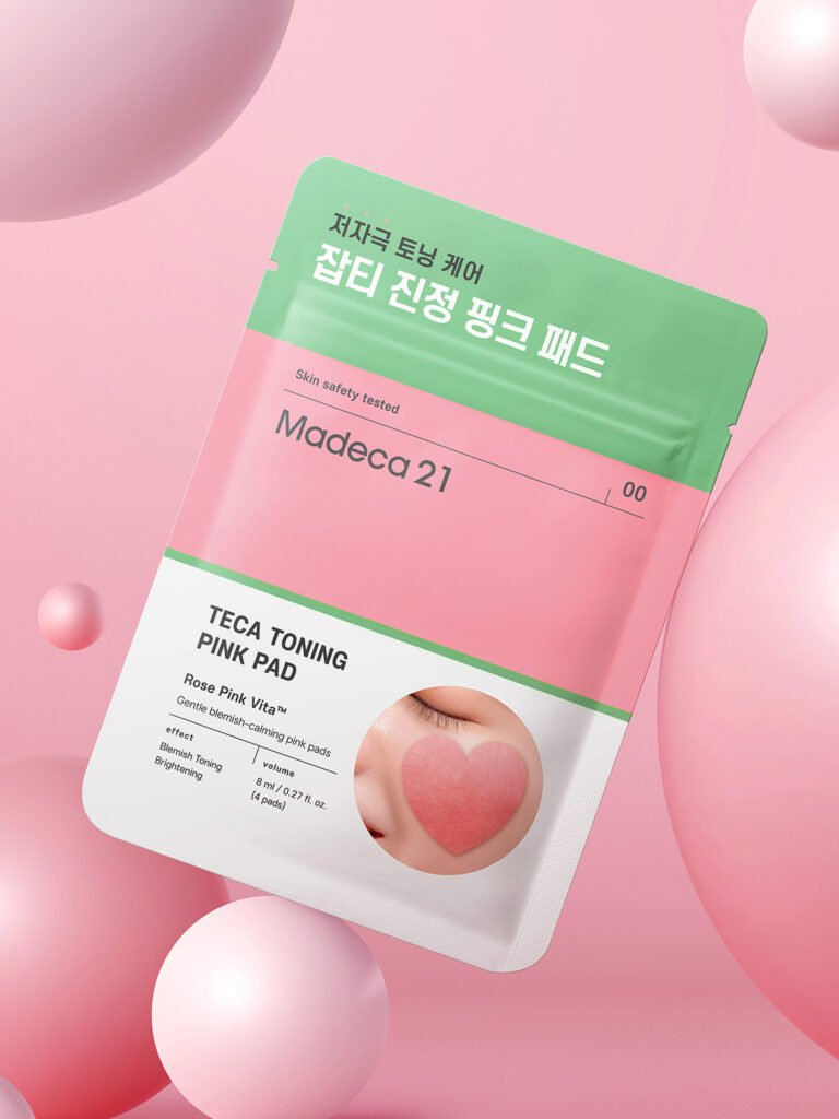 [Korea Direct] Madeca 21 Teca toning pink pads 4pk