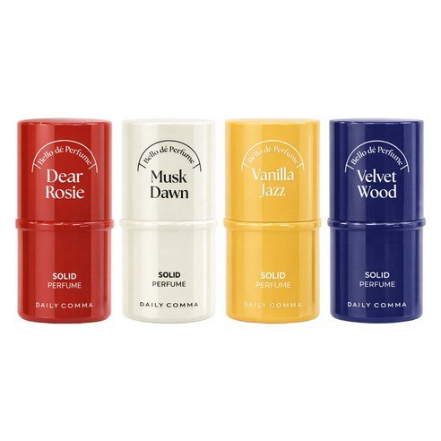 [Korea Direct] DailyComma Solid Perfume Celebrity Perfume Crew Perfume Set of 4