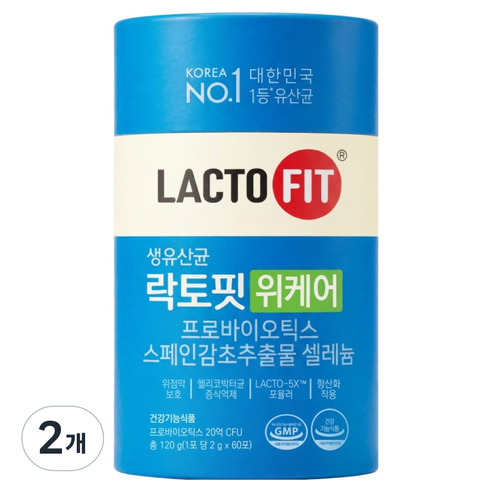 [Korea Direct] Lactofit Weekcare 60p, 120g