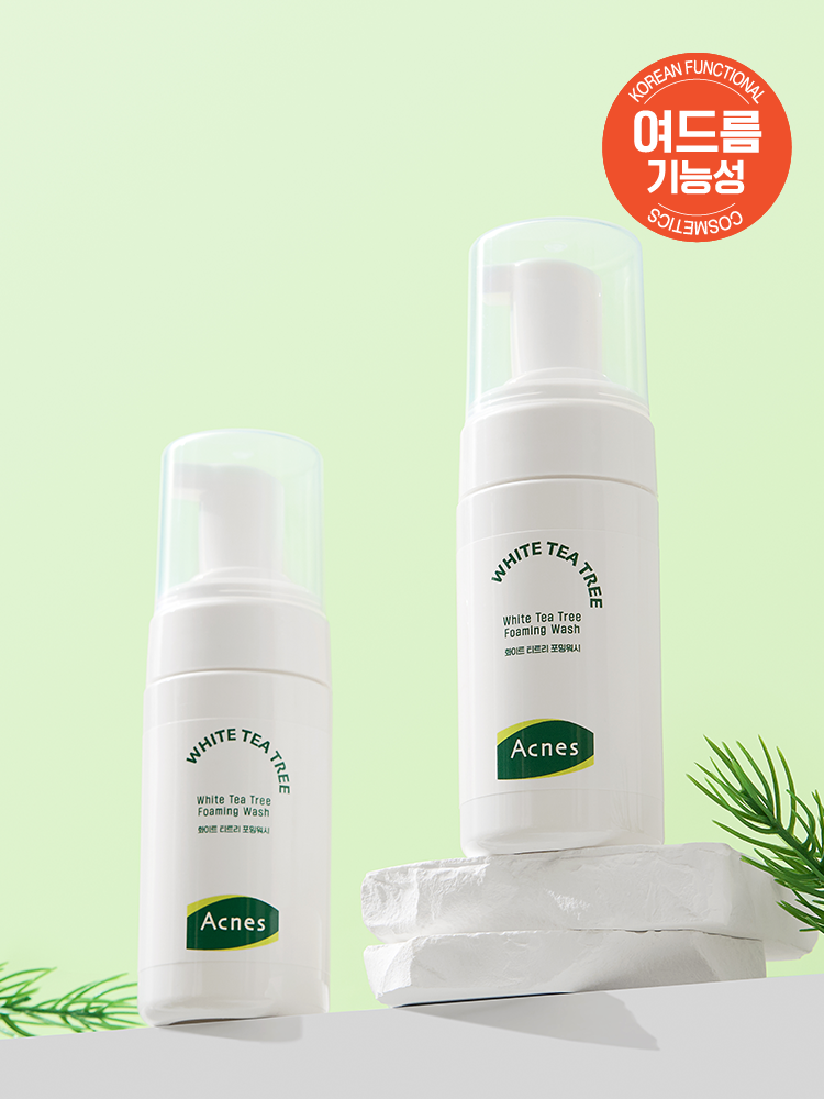 [Korea Direct] Acnes White Tea Foaming Wash 100 ml