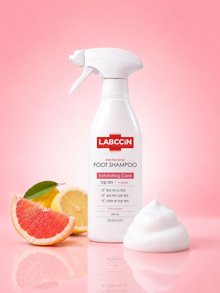 [Korea Direct] Labcin Antibacterial Foot Shampoo 410 ml