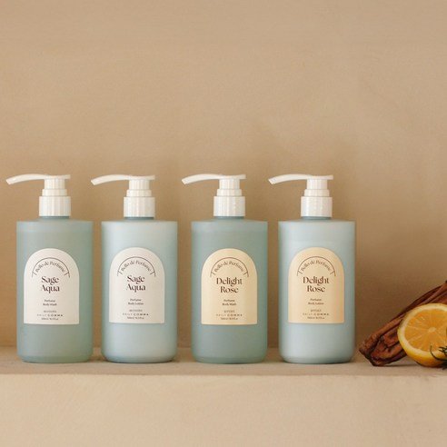 [Korea Direct] Daily Comme Belo De Fuzzy Body Lotion Sage Aqua, 500ml