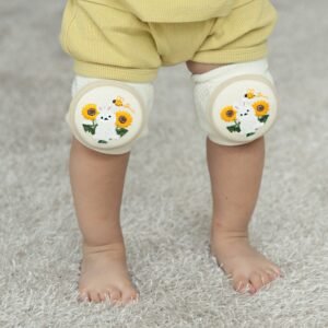[Korea Direct] Romantics Infant Premium Embroidered Triple Cushioned Knee Protector 2p