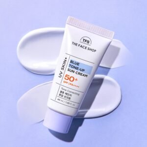 [Korea Direct] The Face Shop UV Skin Plus Blue Tone Up Sun Cream 40 ml