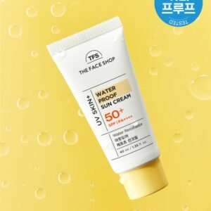 [Korea Direct] The Face Shop UV Skin Plus Waterproof Sun Cream 40 ml